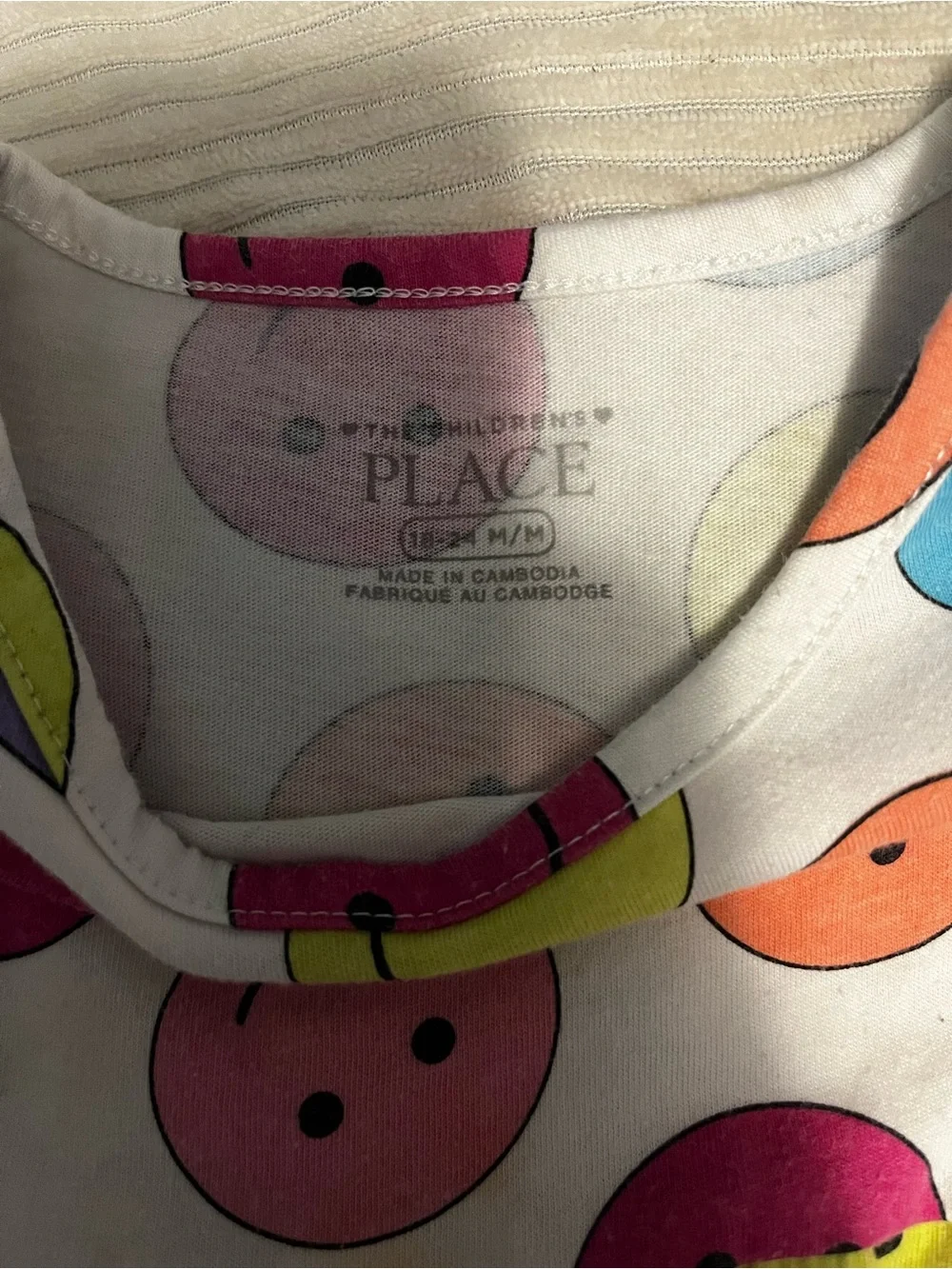 Cute Toddler Smiley & Rainbow Stripe Dresses - Bright Multicolor - Picture 5 of 5